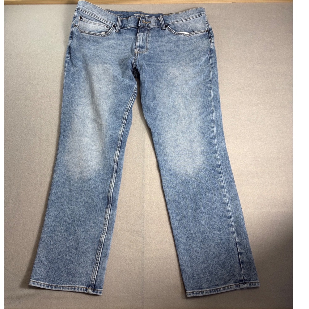 Goodfellow & Co Mens Skinny Total Flex 4-Way Stretch Blue Jeans 40x32 (Fits 28L)